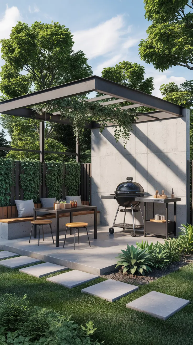 21 Outdoor BBQ Area With Roof 2026 - Modern Ideas For Rooftop, Patio And Small Backyard
