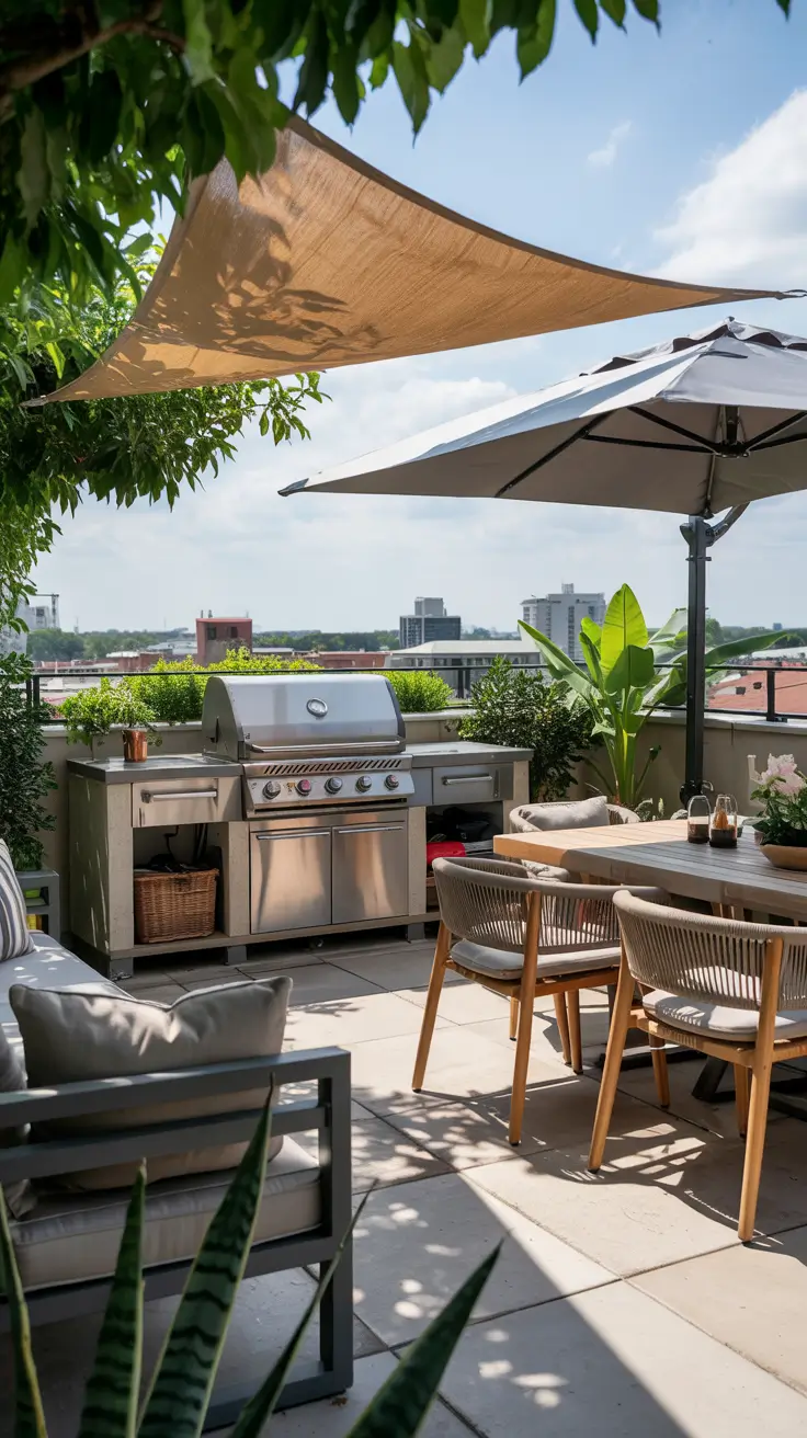 21 Outdoor BBQ Area With Roof 2026 - Modern Ideas For Rooftop, Patio And Small Backyard