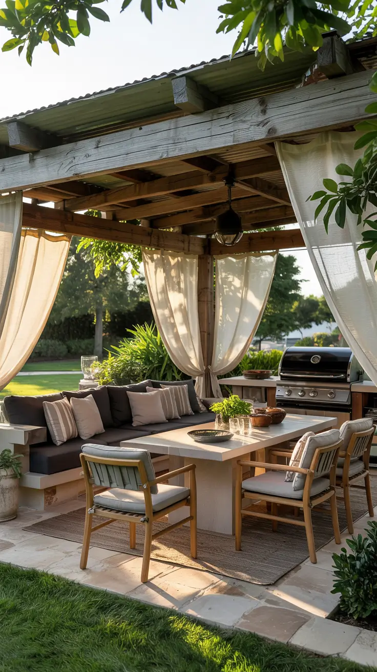 21 Outdoor BBQ Area With Roof 2026 - Modern Ideas For Rooftop, Patio And Small Backyard