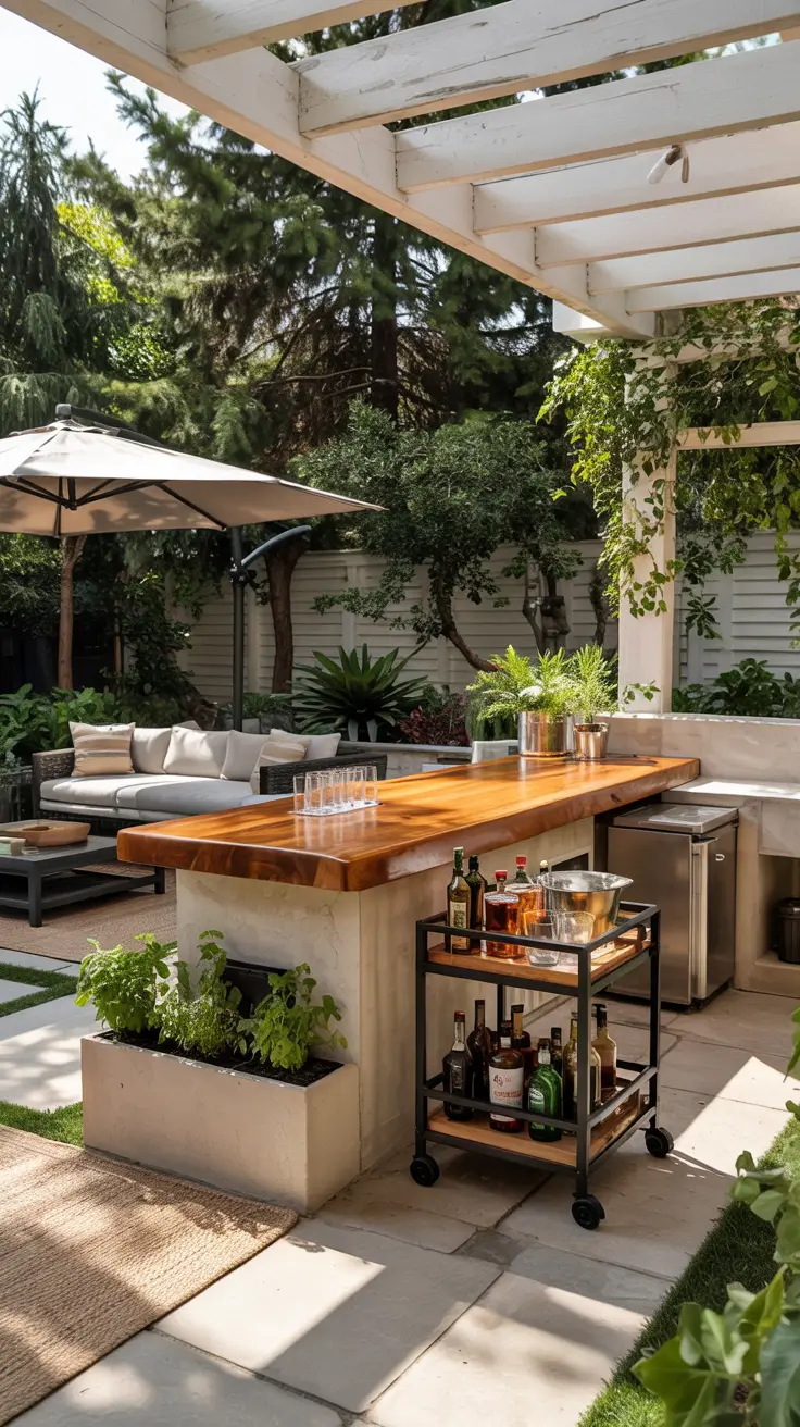 22 Outdoor Bar Ideas On Backyard 2026 - Stylish Shade Solutions For Midday Hosting