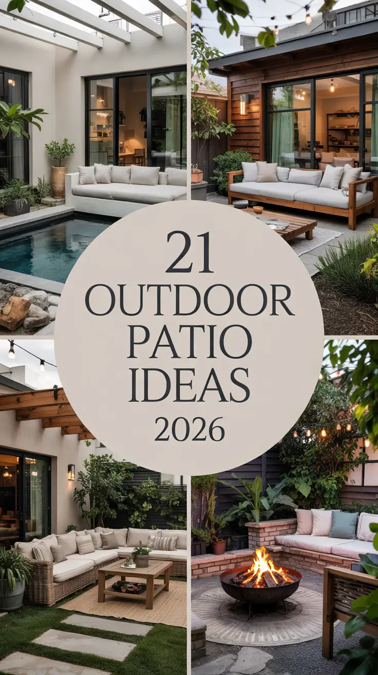 21 Outdoor Patio Ideas 2026: Modern, Cozy And Budget-Friendly Patio Designs