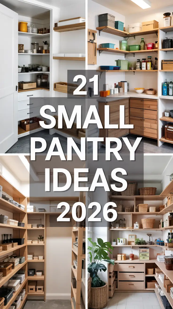 21 Small Pantry Ideas 2026: Smart Layouts, Closet Conversions And Space-Saving Storage