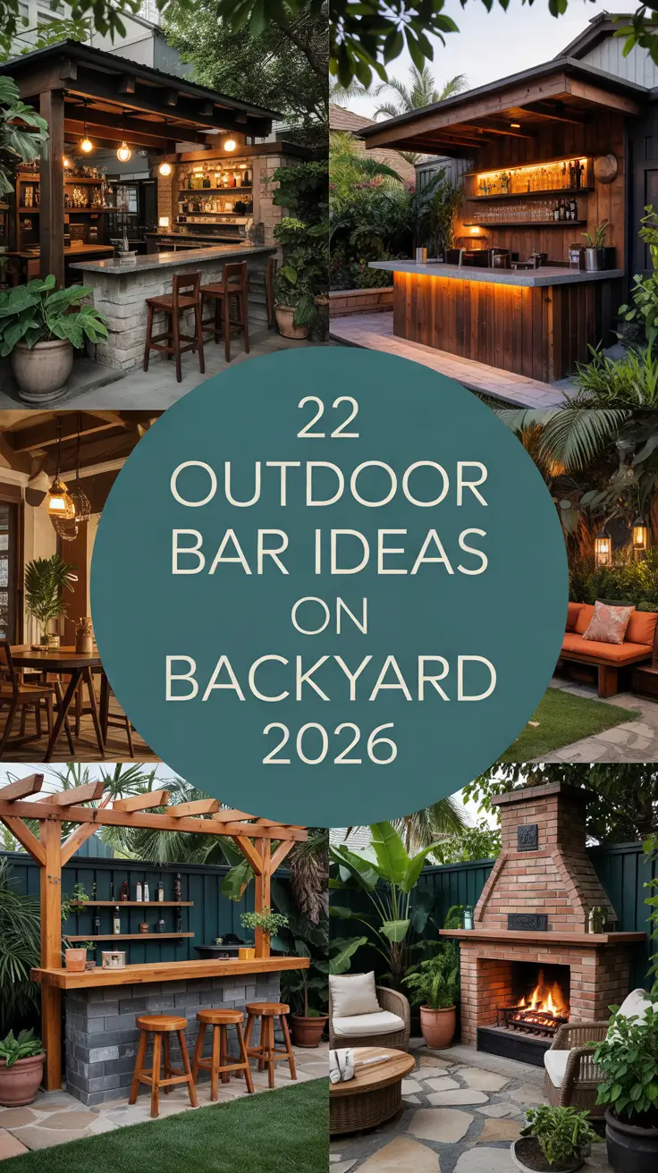 22 Outdoor Bar Ideas On Backyard 2026 - Stylish Shade Solutions For Midday Hosting