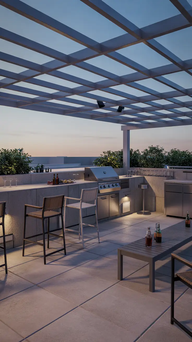 21 Outdoor BBQ Area With Roof 2026 - Modern Ideas For Rooftop, Patio And Small Backyard