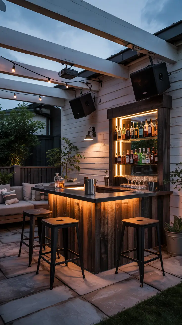 22 Outdoor Bar Ideas On Backyard 2026 - Stylish Shade Solutions For Midday Hosting