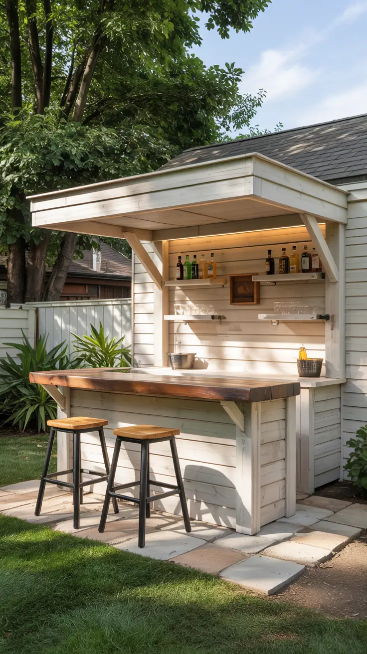 22 Outdoor Bar Ideas On Backyard 2026 - Stylish Shade Solutions For Midday Hosting