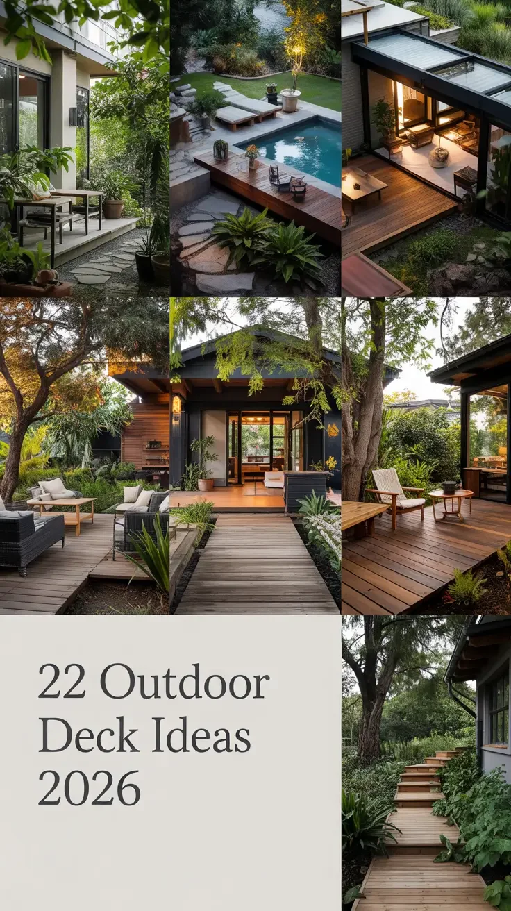 22 Outdoor Deck Ideas 2026 - Modern Decor, Layout And Furniture Inspiration