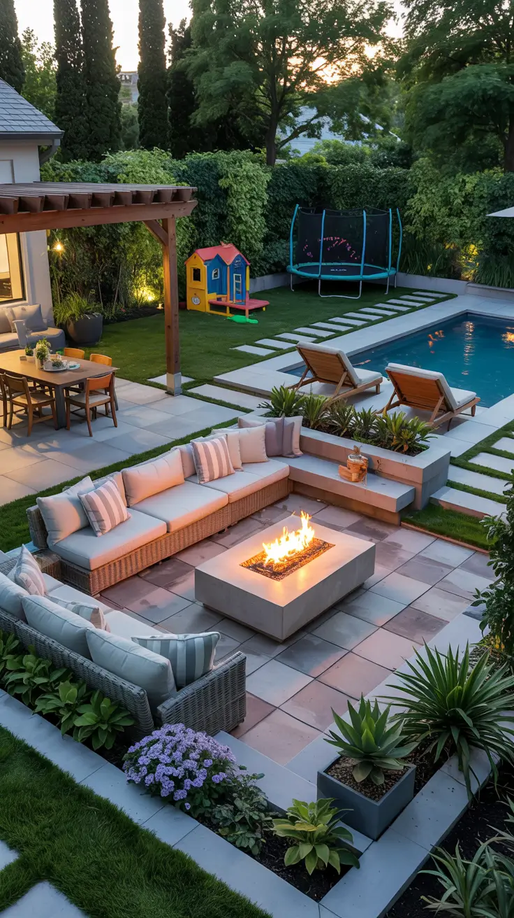 21 Family Backyard Layout Ideas 2026 - Kid Friendly Zones With Pool, Garden And Play Areas