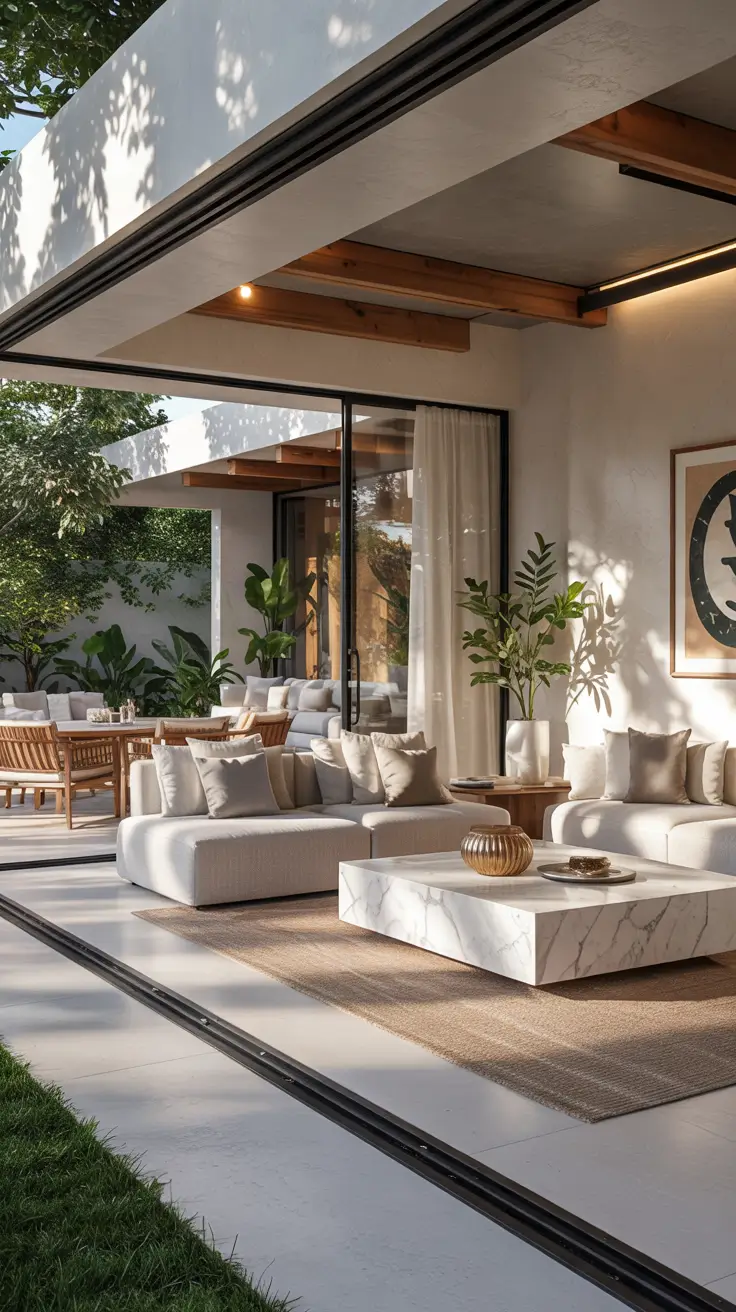 21 Indoor–Outdoor Living Room 2026: Modern Ideas, Trends & Design Inspiration