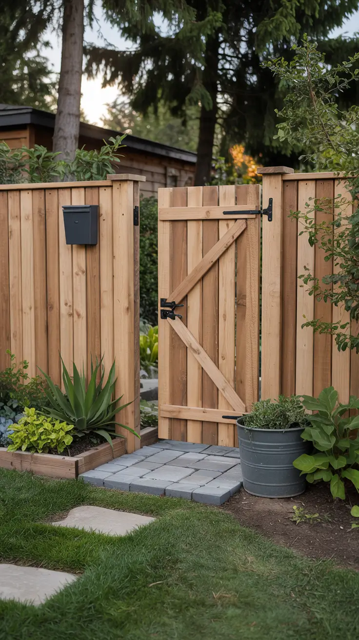 22 Garden Wood Fence Ideas 2026 - Modern Designs, DIY Builds And Decor Inspo