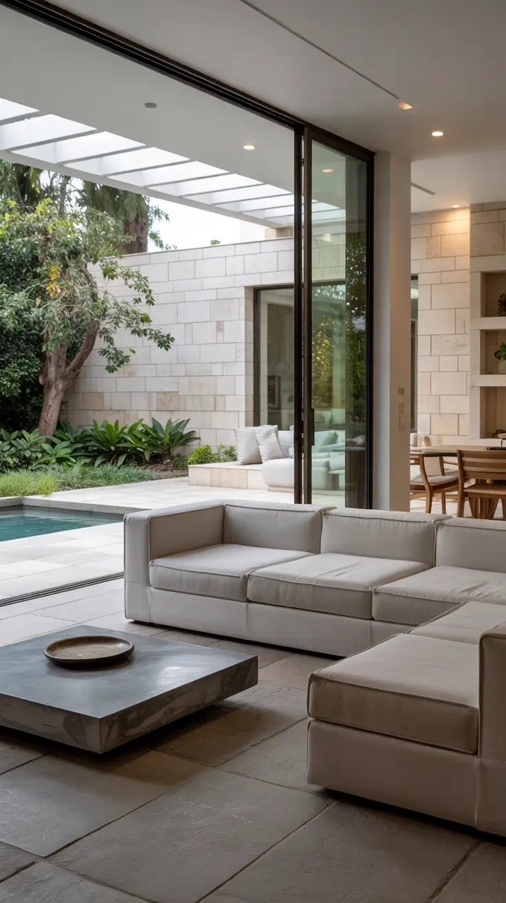 21 Indoor–Outdoor Living Room 2026: Modern Ideas, Trends & Design Inspiration