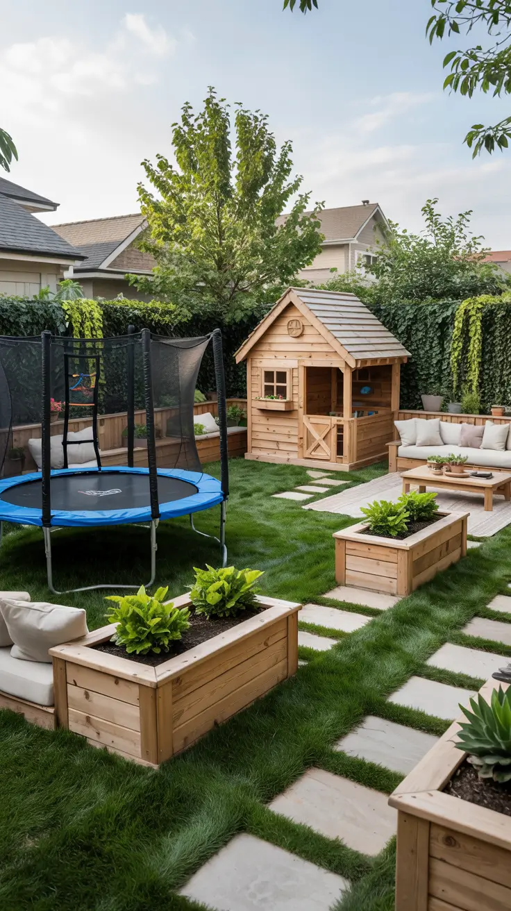21 Family Backyard Layout Ideas 2026 - Kid Friendly Zones With Pool, Garden And Play Areas