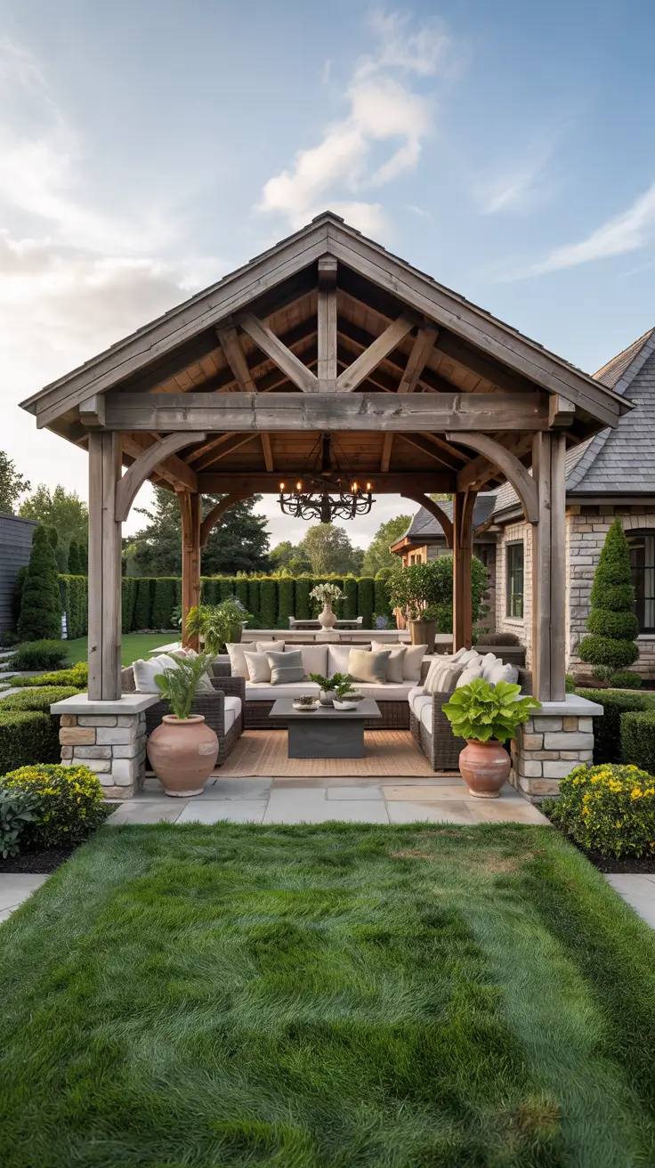 22 Gazebo Ideas 2026: Modern Backyard Gazebo And Outdoor Kitchen Inspiration