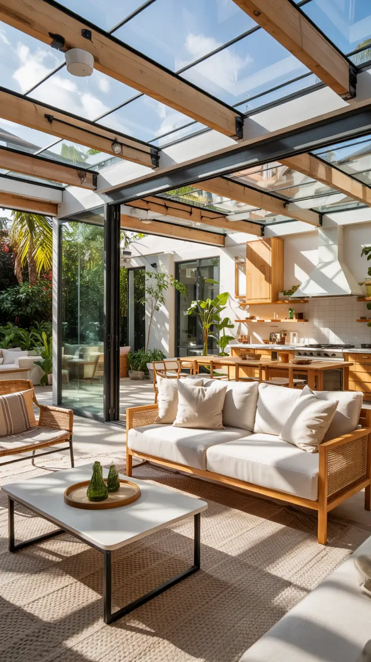 21 Indoor–Outdoor Living Room 2026: Modern Ideas, Trends & Design Inspiration