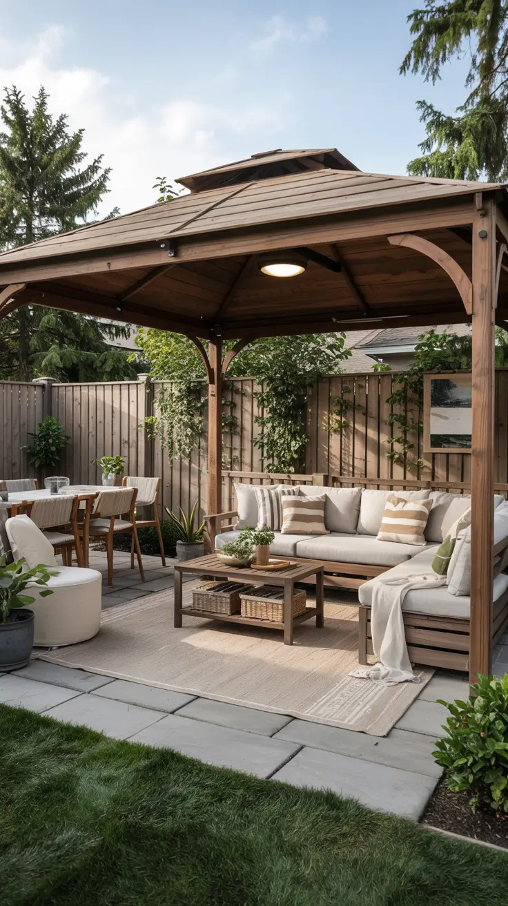 22 Gazebo Ideas 2026: Modern Backyard Gazebo And Outdoor Kitchen Inspiration