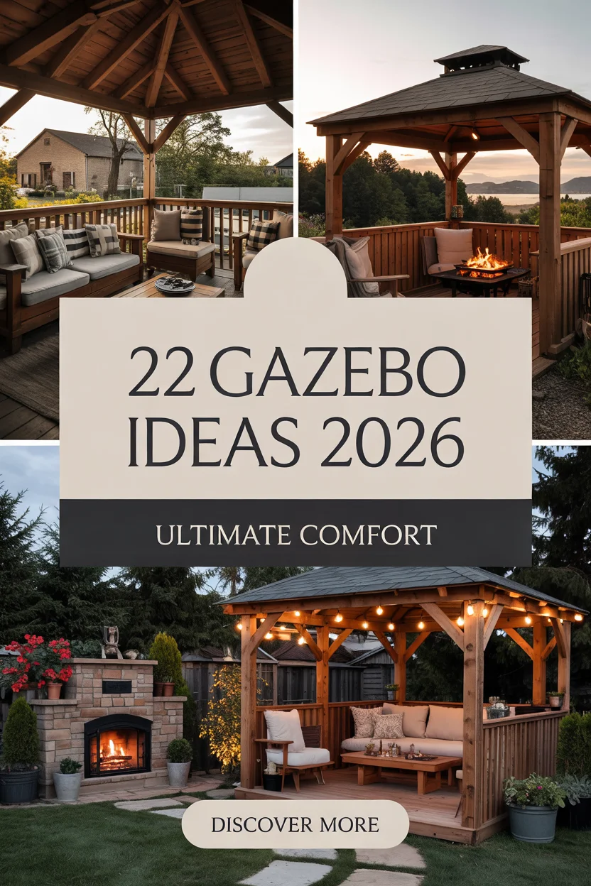 22 Gazebo Ideas 2026: Modern Backyard Gazebo And Outdoor Kitchen Inspiration