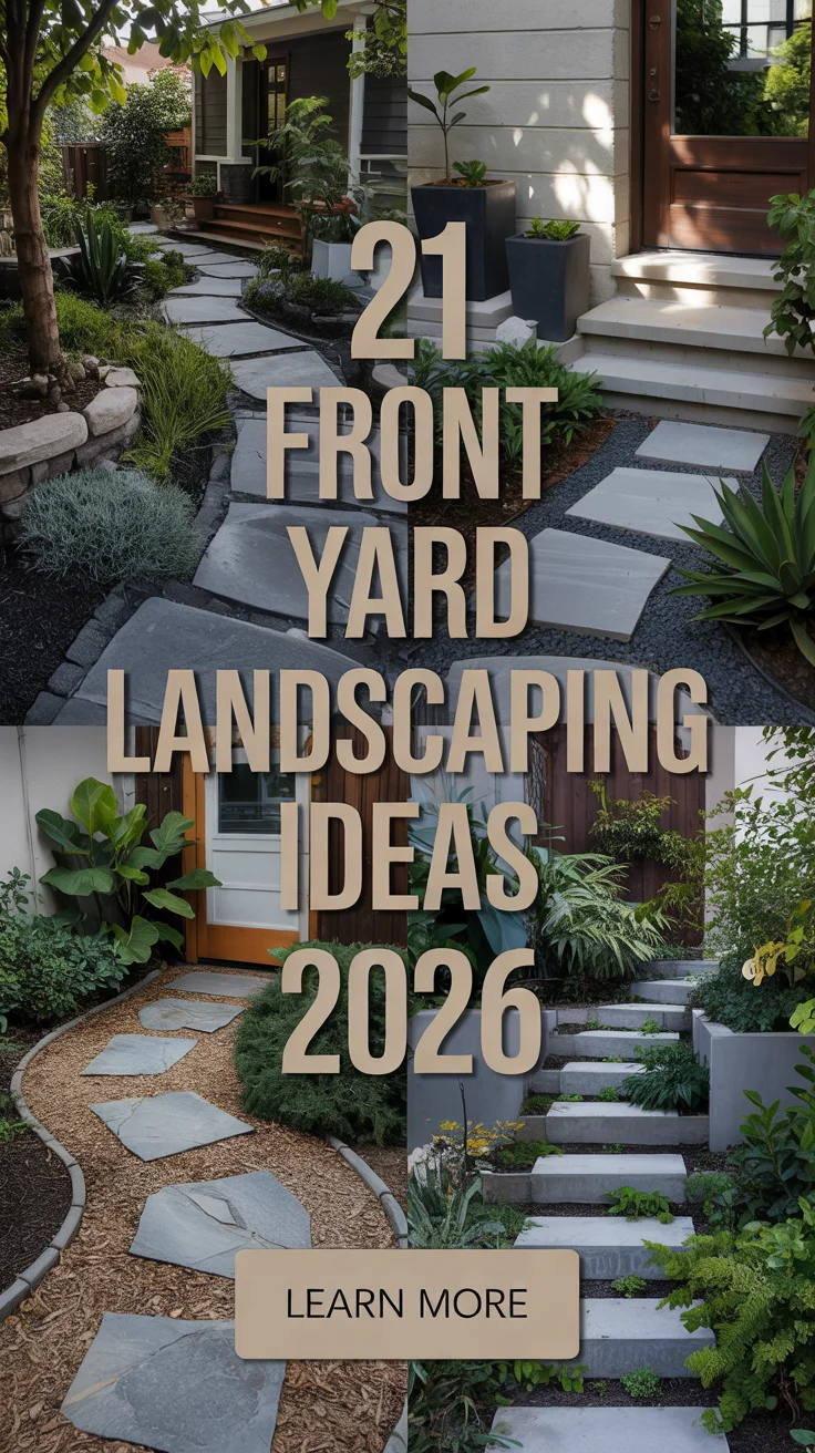 21 Front Yard Landscaping Ideas 2026: Modern, Budget-Friendly and Stylish Designs