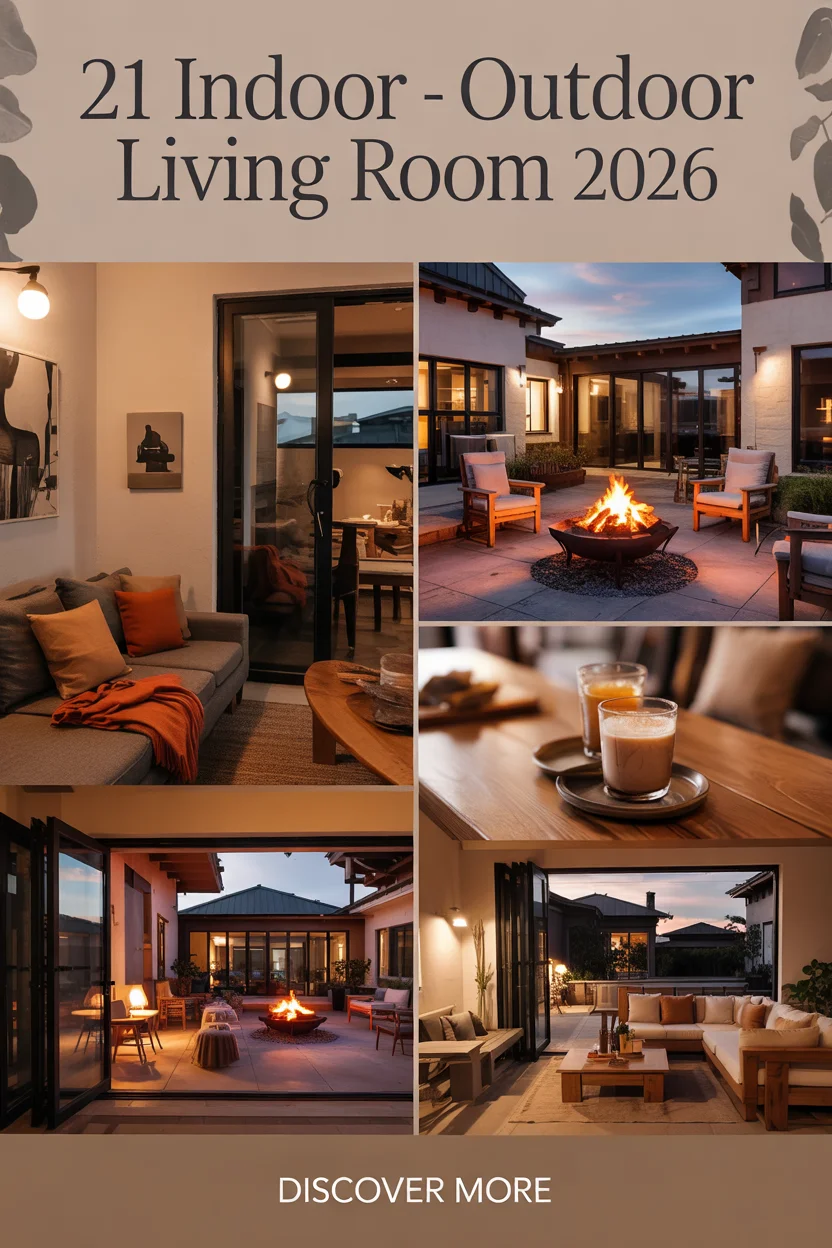 21 Indoor–Outdoor Living Room 2026: Modern Ideas, Trends & Design Inspiration