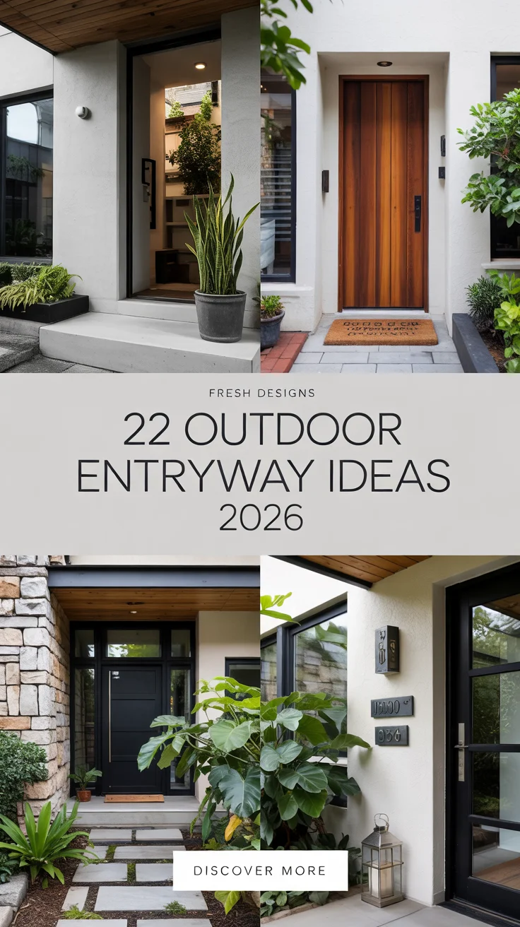 22 Outdoor Entryway Ideas 2026: Stylish Designs for a Modern and Welcoming Entrance