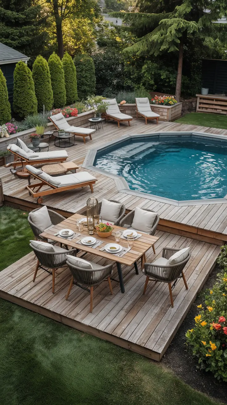 21 Outdoor Pool Area Above Ground 2026 Ideas For A Stylish And Functional Backyard