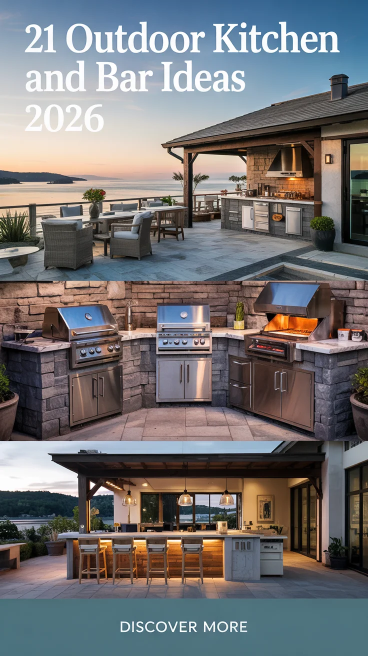 21 Outdoor Kitchen And Bar Ideas 2026 For Stylish And Functional Backyards
