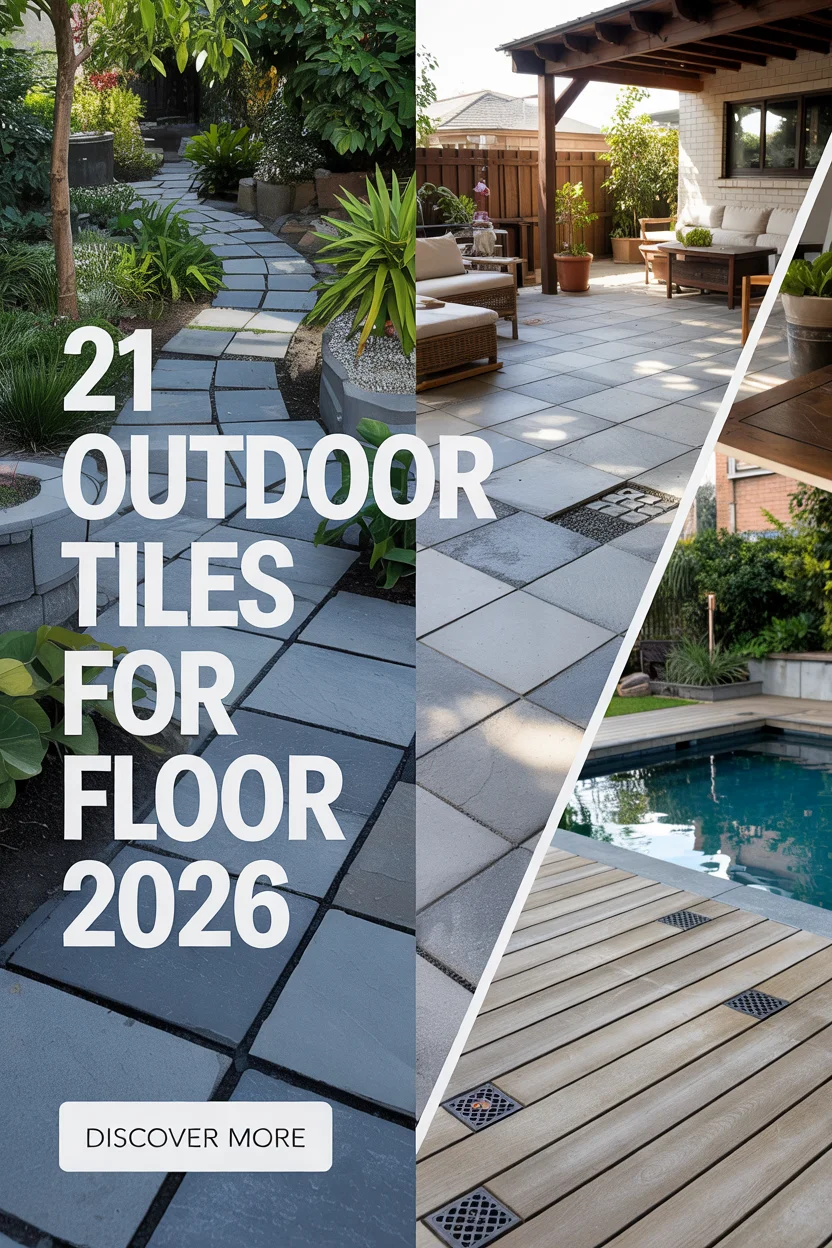 21 Outdoor Tiles For Floor 2026: Stylish Patio, Garden And Terrace Flooring Ideas